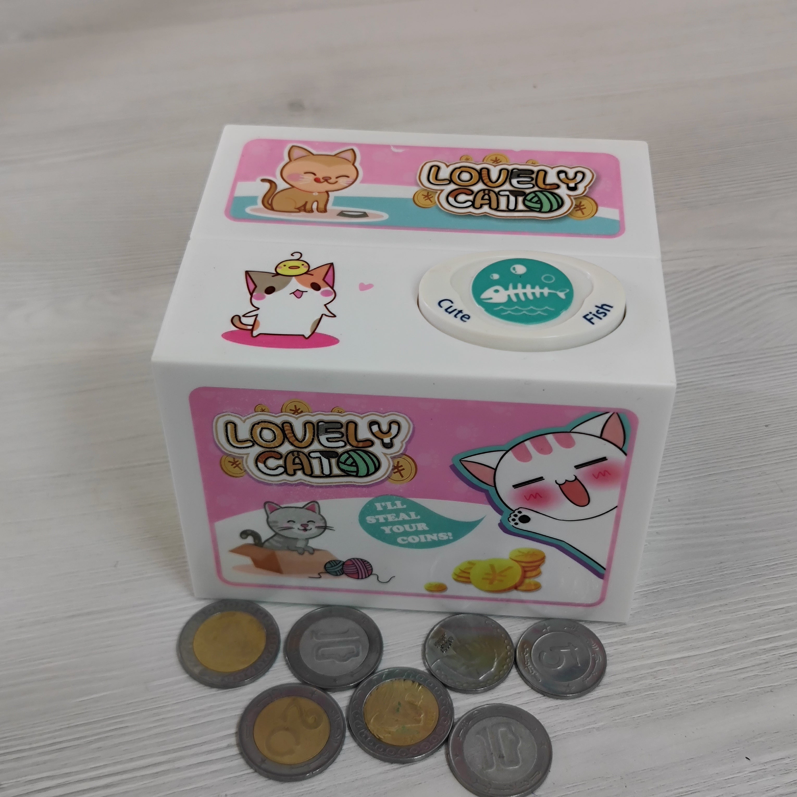 🔥 حصالة القط المضحك الكهربائية !